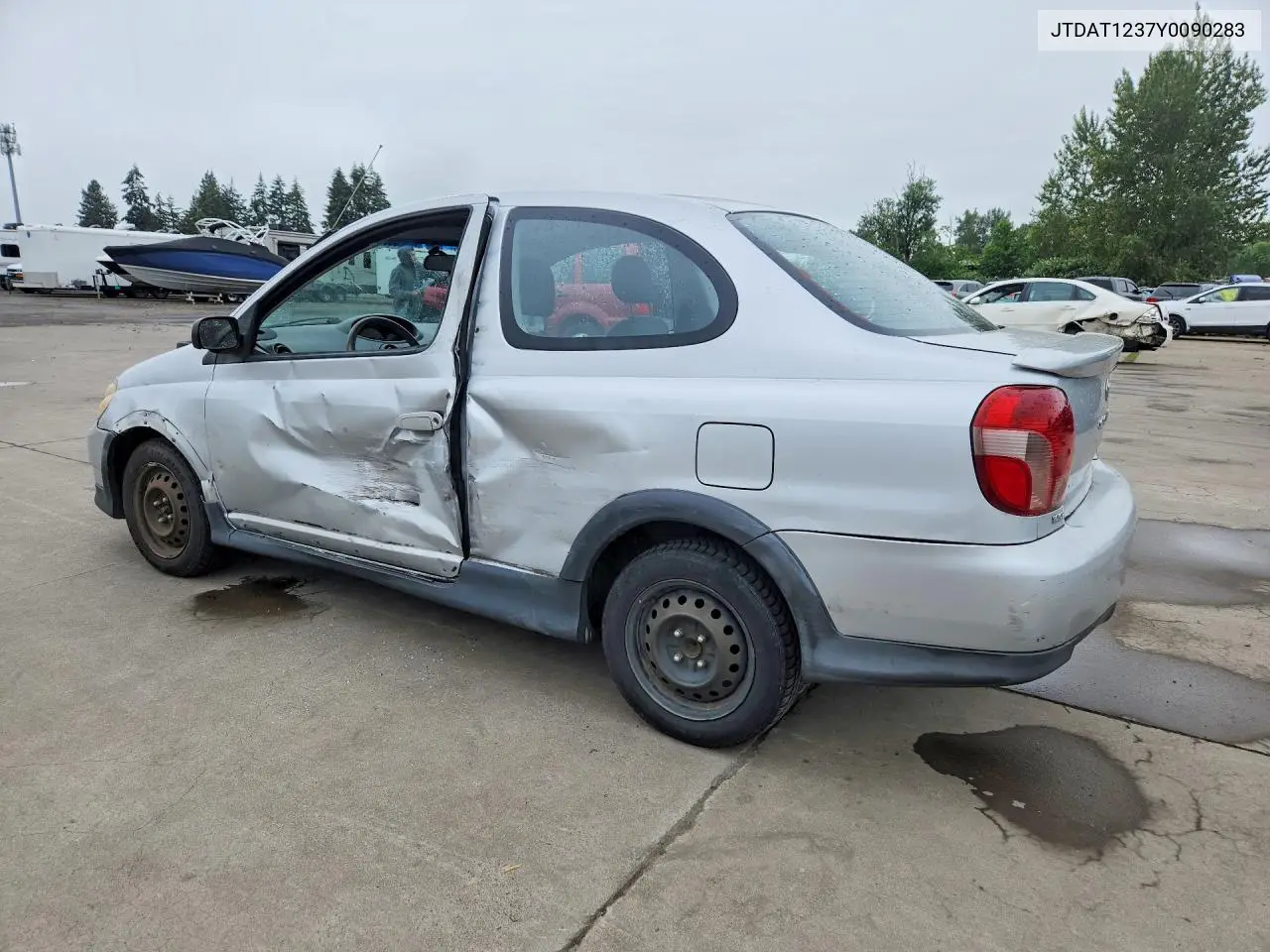 2000 Toyota Echo Base VIN: JTDAT1237Y0090283 Lot: 55364916
