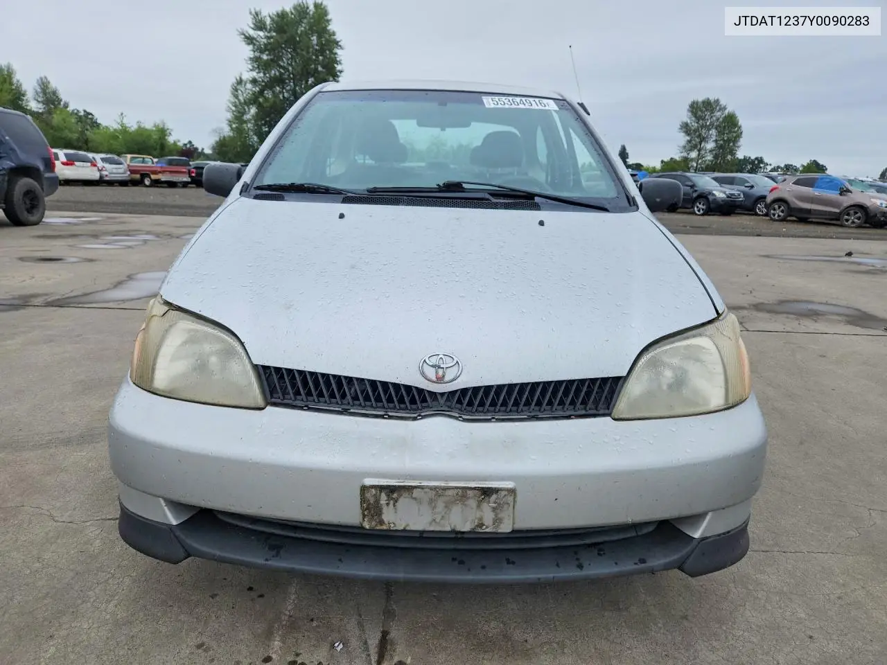 2000 Toyota Echo Base VIN: JTDAT1237Y0090283 Lot: 55364916