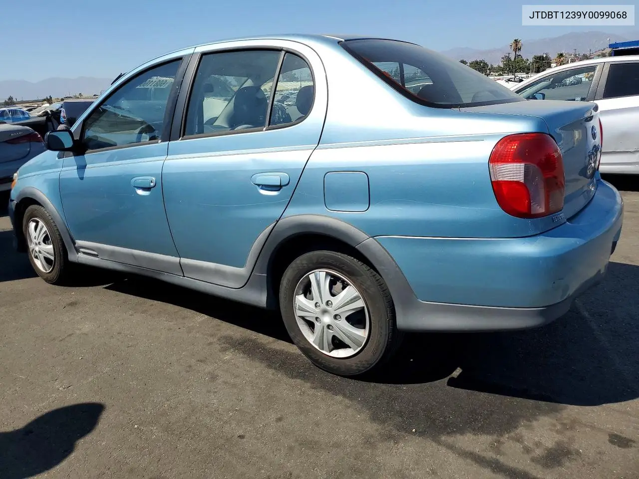 2000 Toyota Echo Base VIN: JTDBT1239Y0099068 Lot: 60811606
