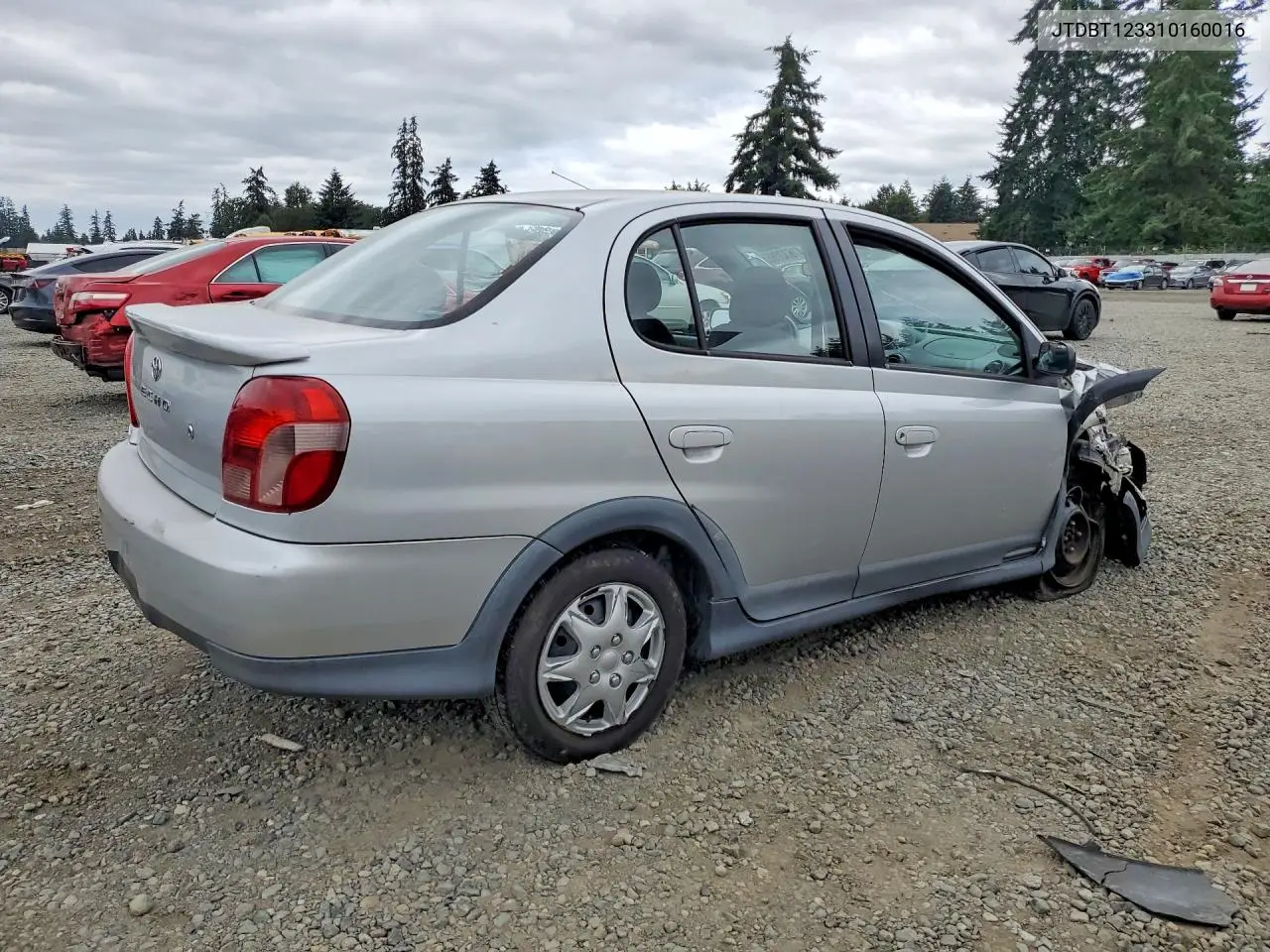 2001 Toyota Echo VIN: JTDBT123310160016 Lot: 41632266