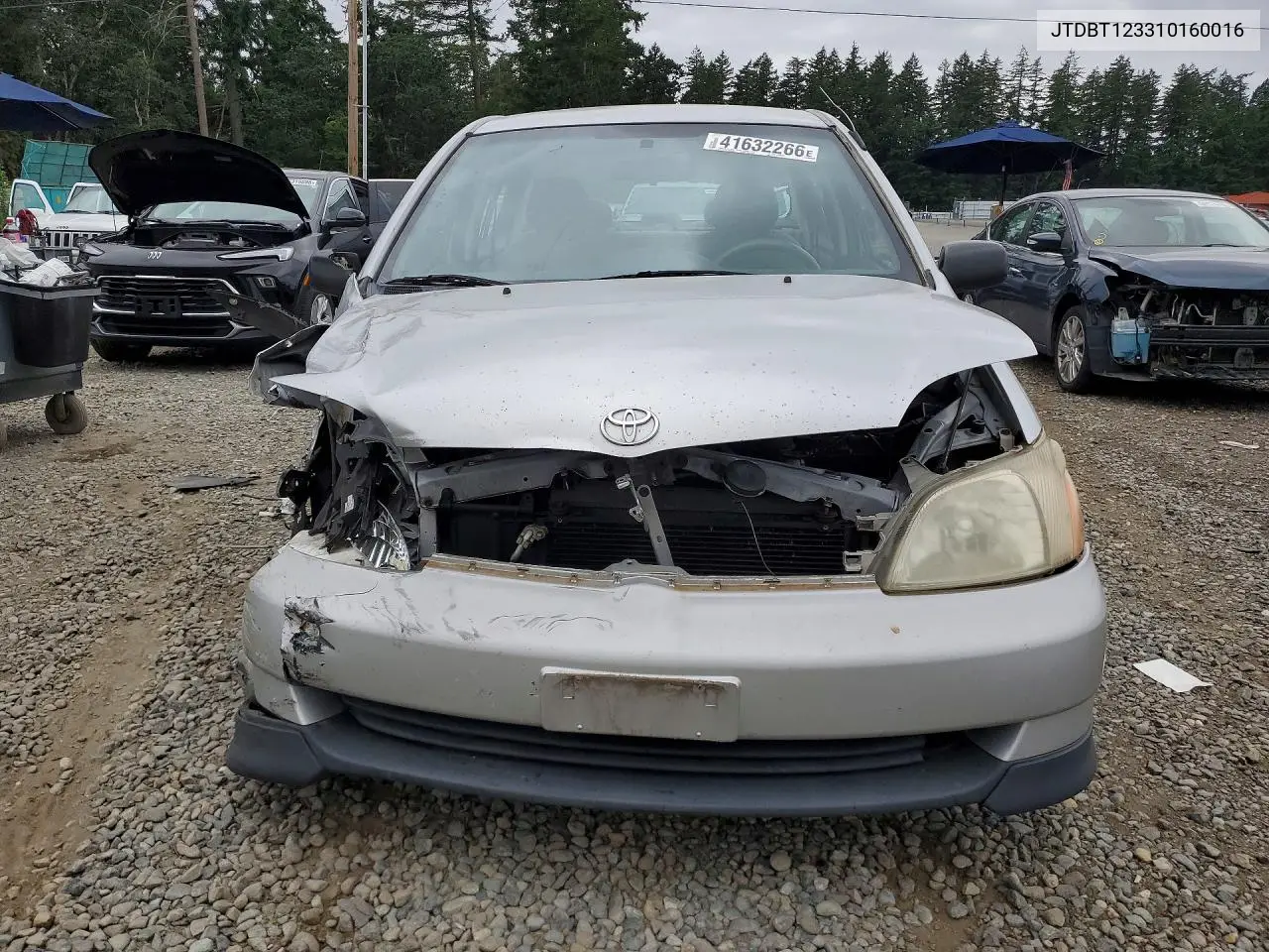 2001 Toyota Echo VIN: JTDBT123310160016 Lot: 41632266