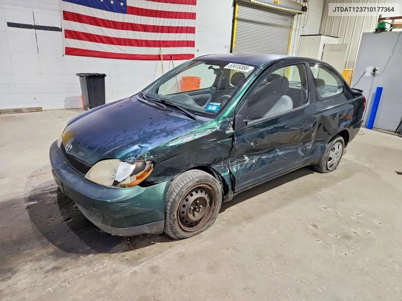 2001 Toyota Echo VIN: JTDAT123710177364 Lot: 53415366