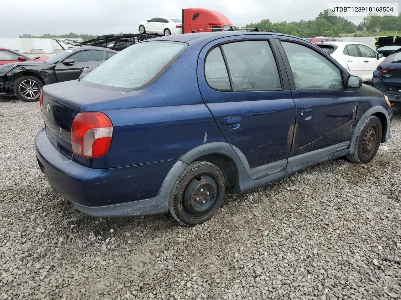 2001 Toyota Echo VIN: JTDBT123910163504 Lot: 57842455