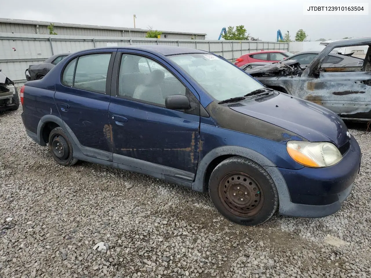 2001 Toyota Echo VIN: JTDBT123910163504 Lot: 57842455