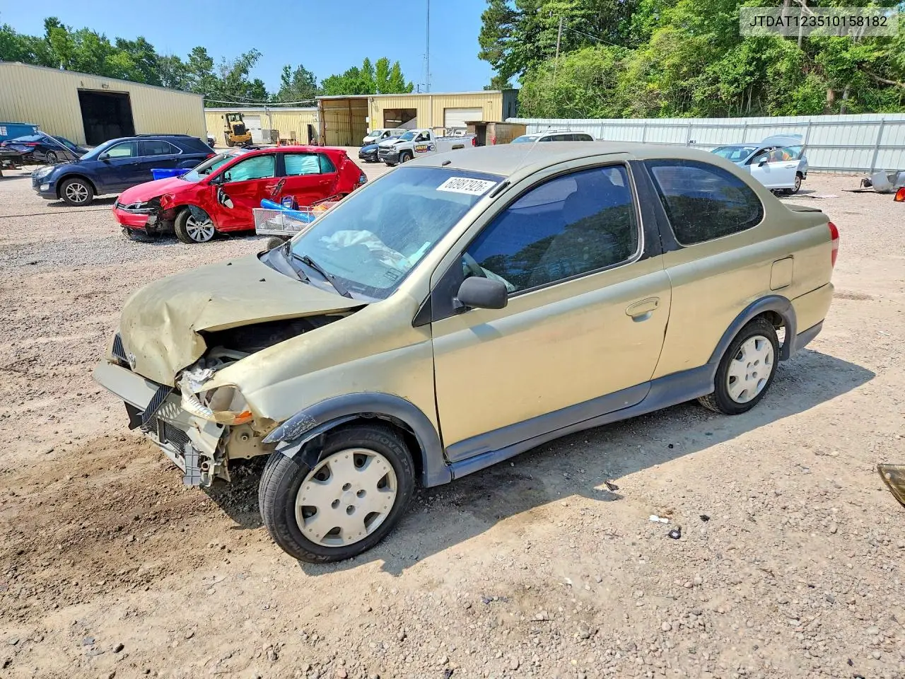 2001 Toyota Echo Base VIN: JTDAT123510158182 Lot: 60987926