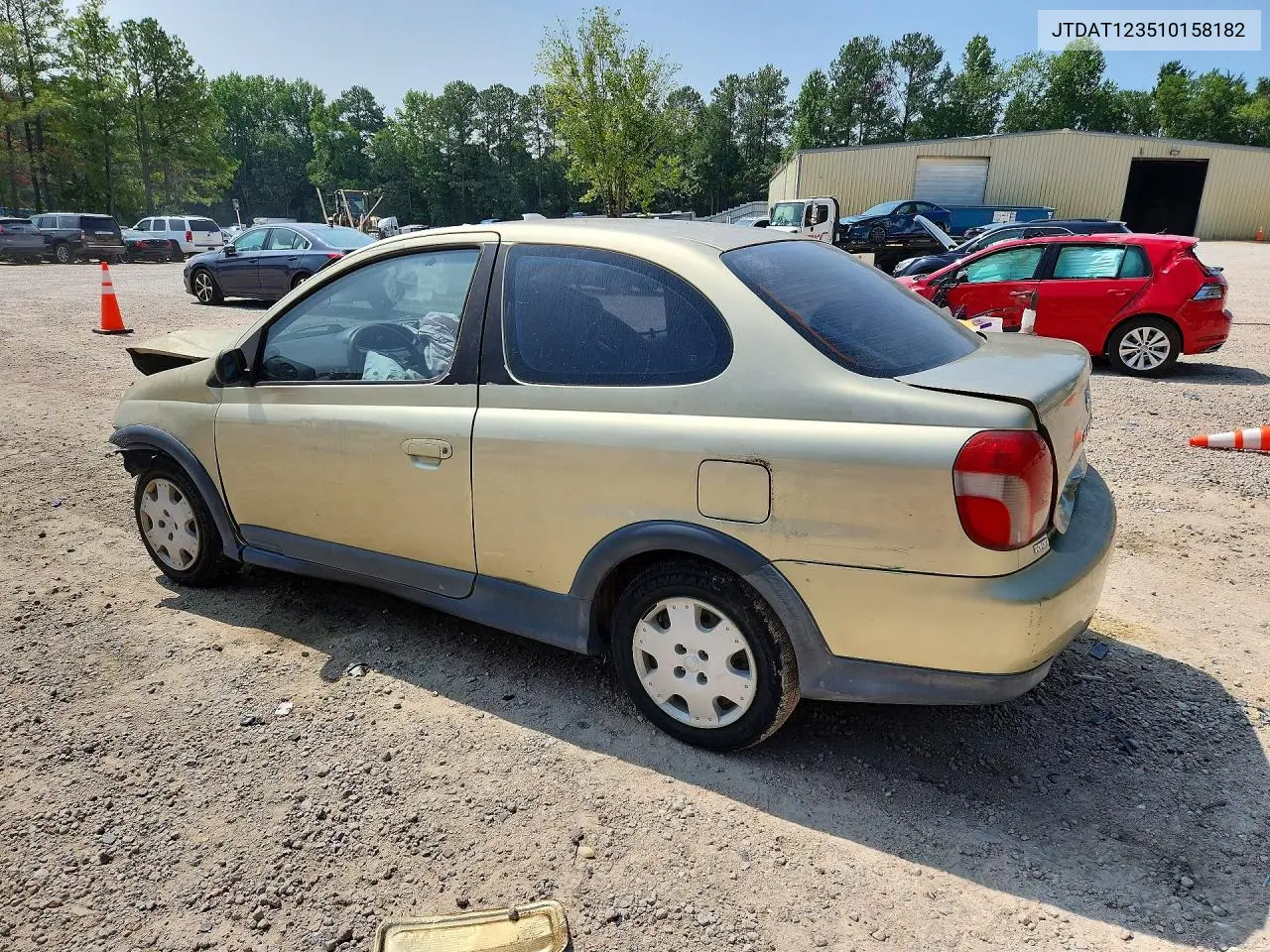 2001 Toyota Echo Base VIN: JTDAT123510158182 Lot: 60987926