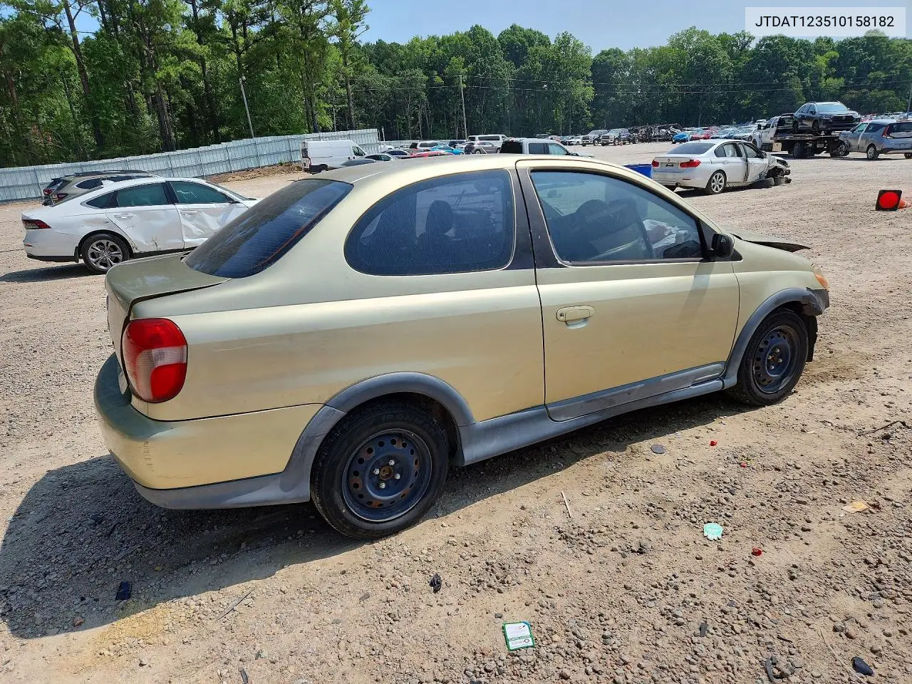 2001 Toyota Echo Base VIN: JTDAT123510158182 Lot: 60987926