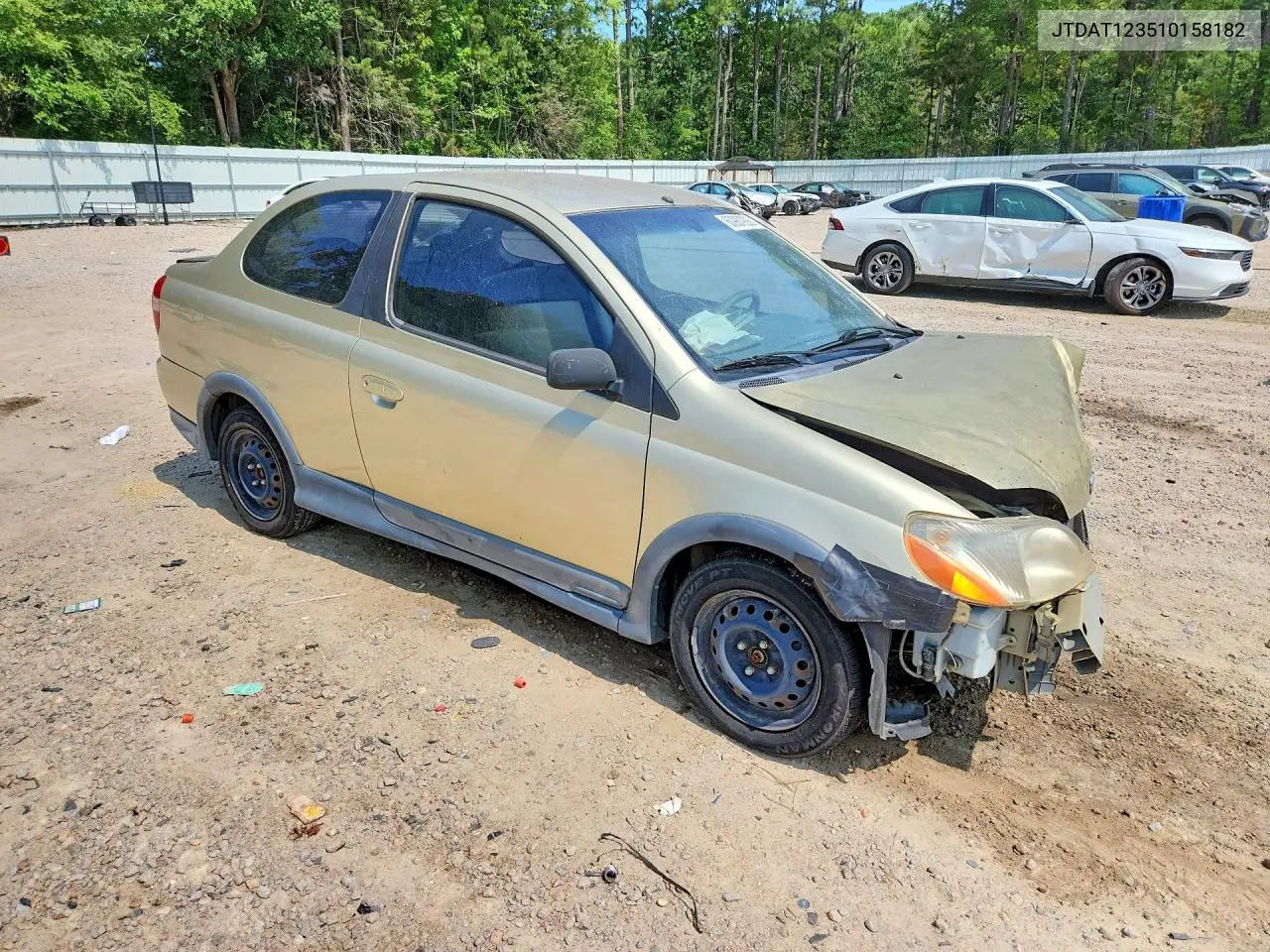 2001 Toyota Echo Base VIN: JTDAT123510158182 Lot: 60987926