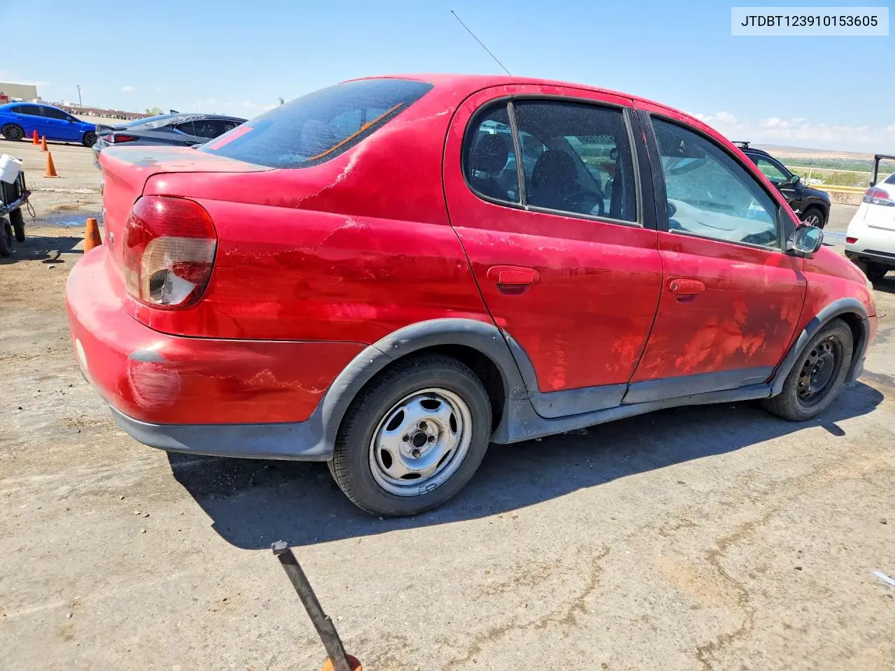 2001 Toyota Echo Base VIN: JTDBT123910153605 Lot: 61177596