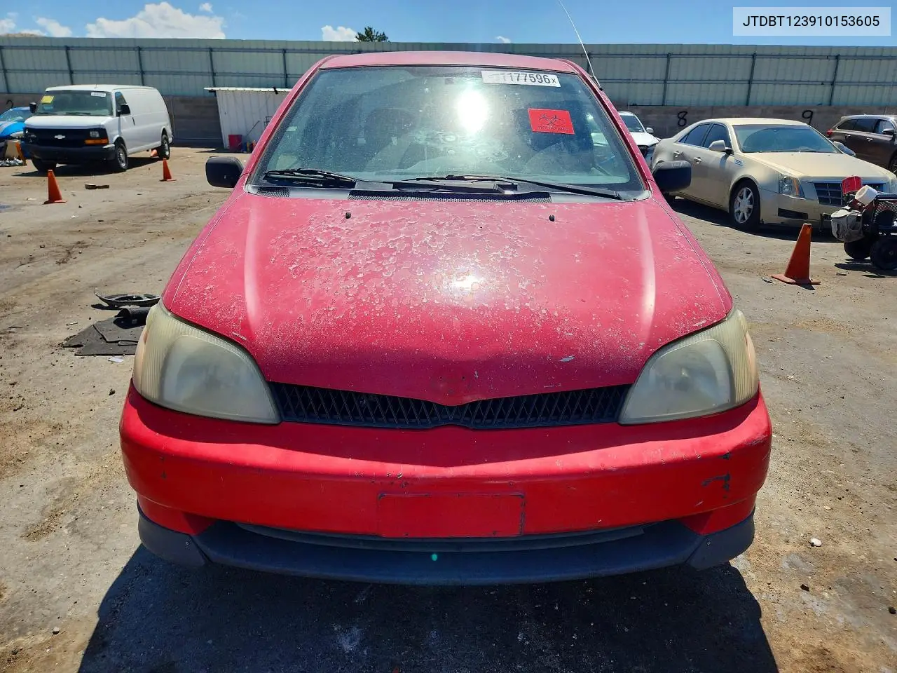 2001 Toyota Echo Base VIN: JTDBT123910153605 Lot: 61177596