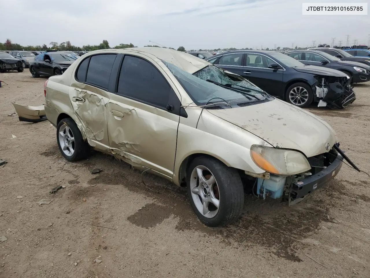 2001 Toyota Echo VIN: JTDBT123910165785 Lot: 81448225