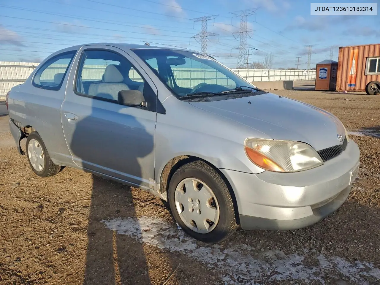 2001 Toyota Echo VIN: JTDAT123610182314 Lot: 96107425