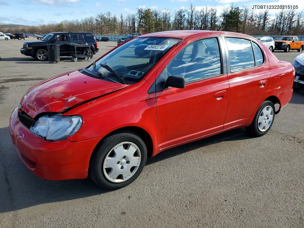 2002 Toyota Echo VIN: JTDBT123220215105 Lot: 48482216