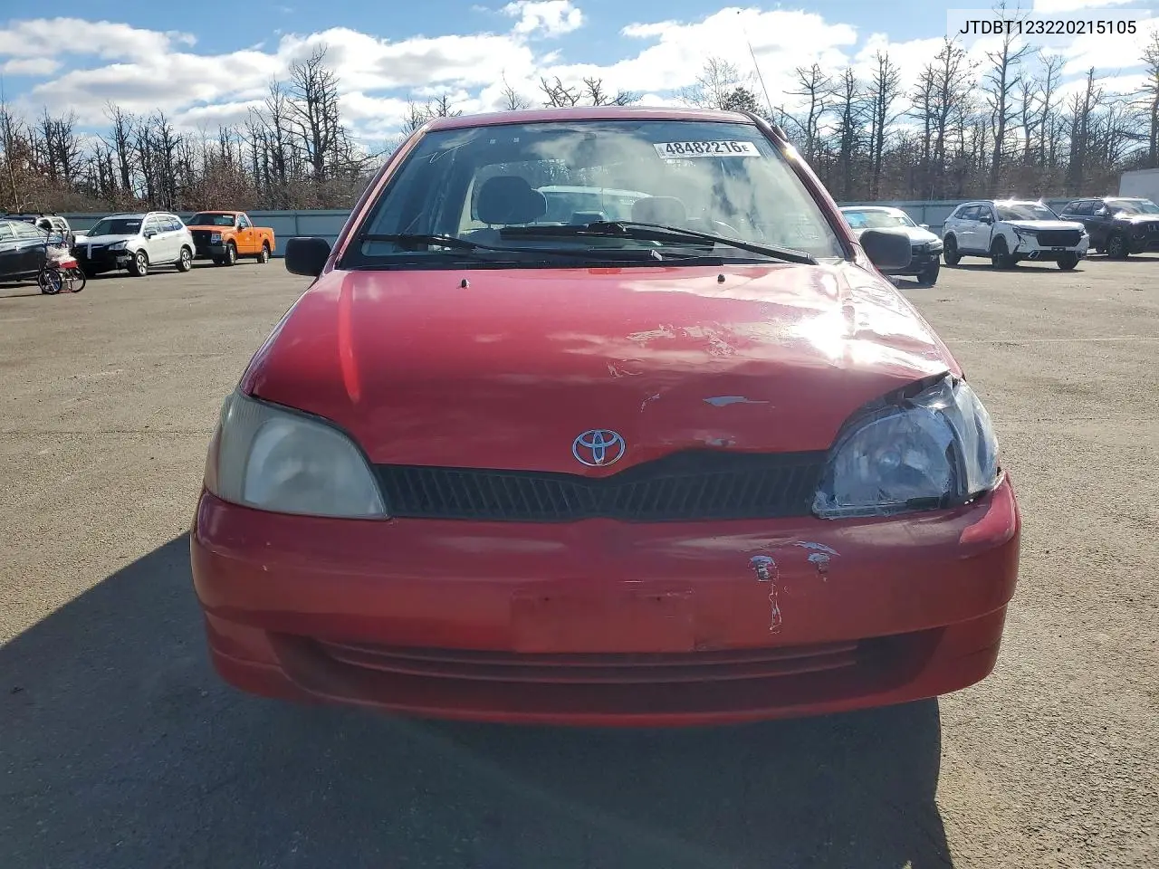 2002 Toyota Echo VIN: JTDBT123220215105 Lot: 48482216