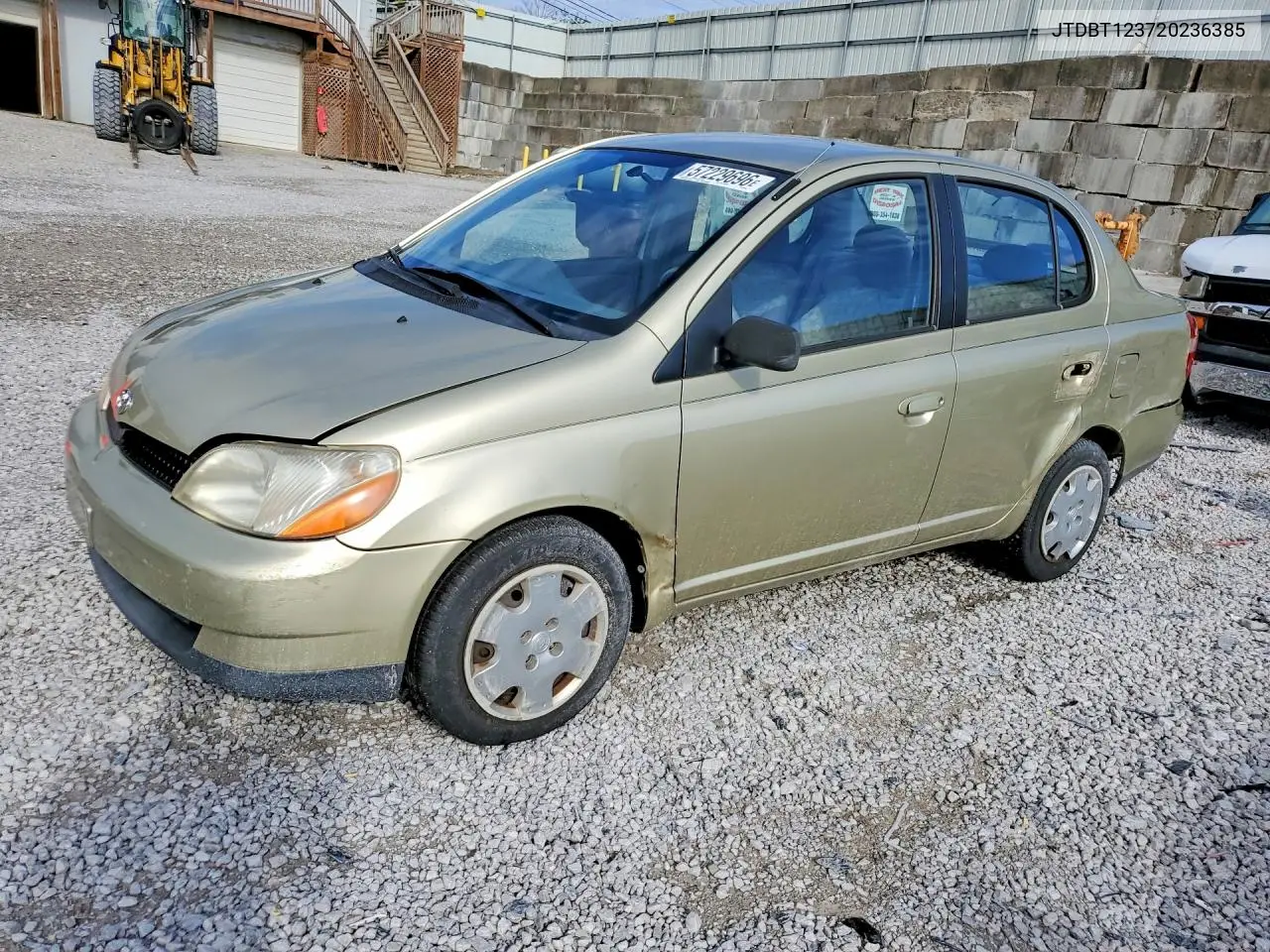 2002 Toyota Echo Base VIN: JTDBT123720236385 Lot: 57229696