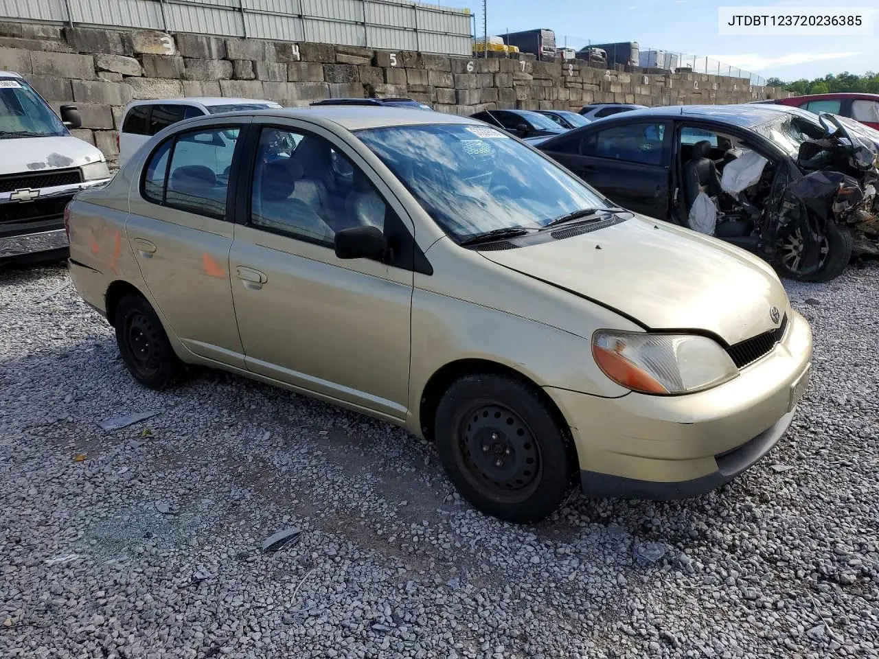 2002 Toyota Echo Base VIN: JTDBT123720236385 Lot: 57229696