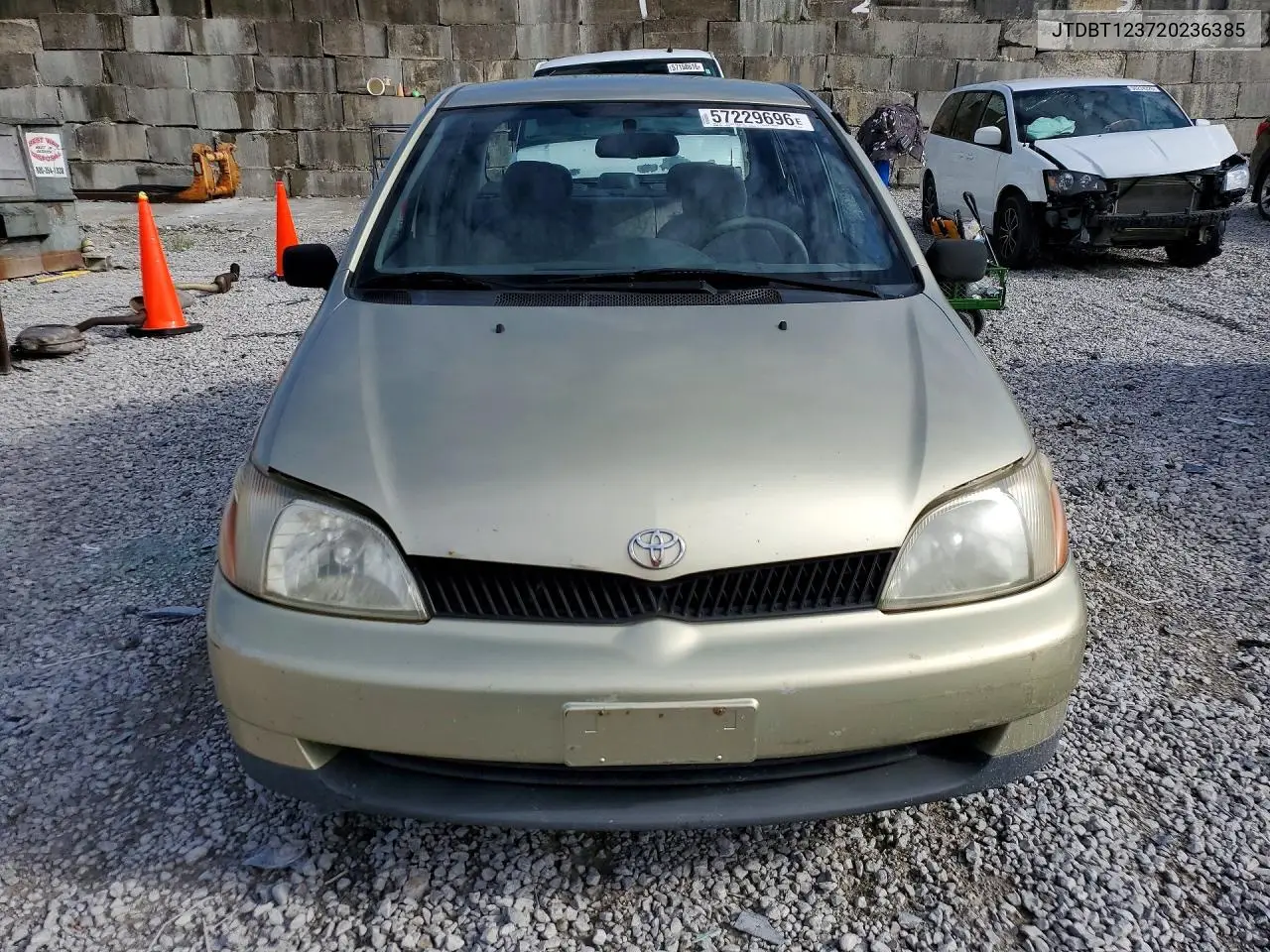 2002 Toyota Echo Base VIN: JTDBT123720236385 Lot: 57229696
