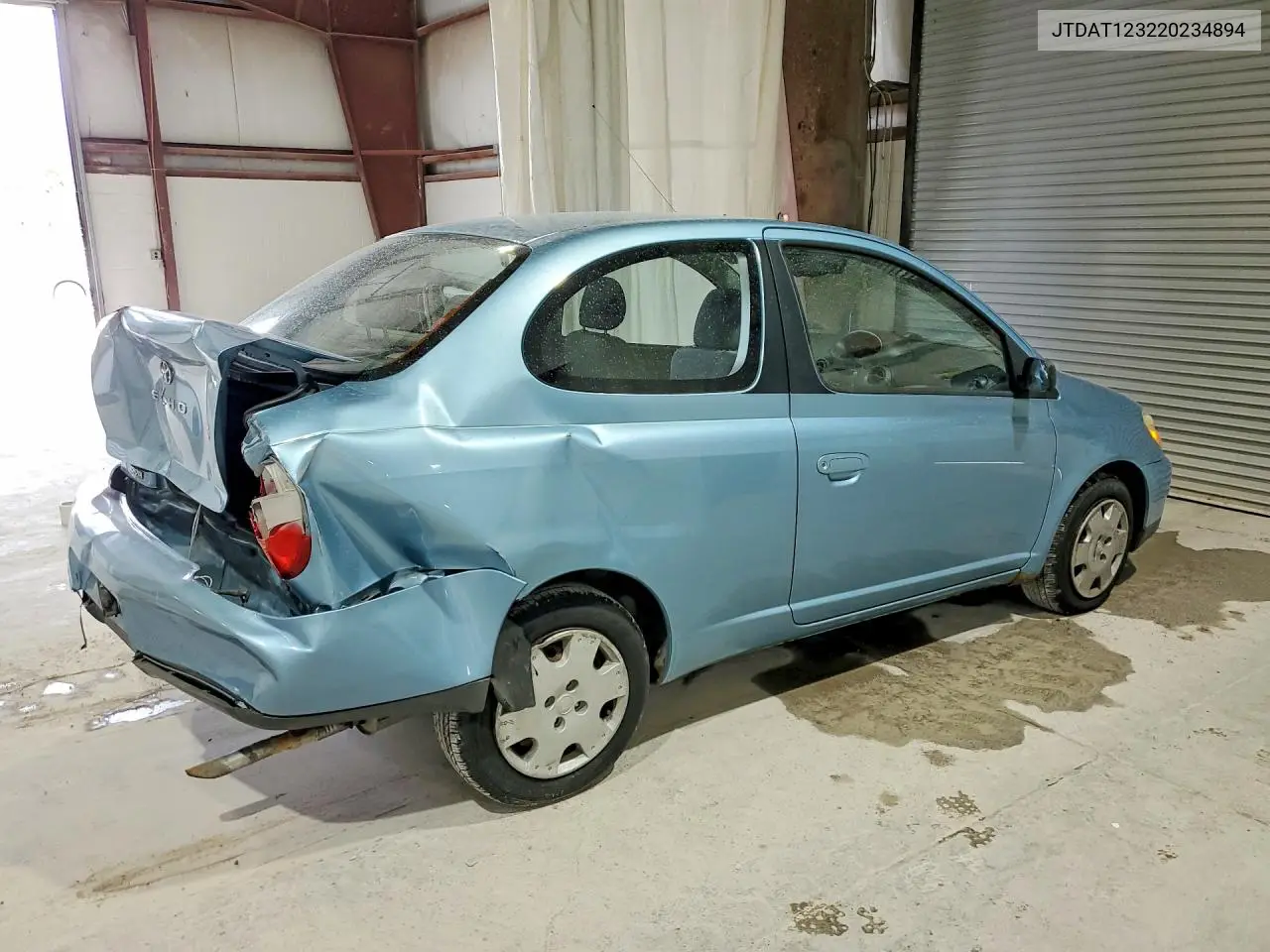 2002 Toyota Echo Base VIN: JTDAT123220234894 Lot: 60606886