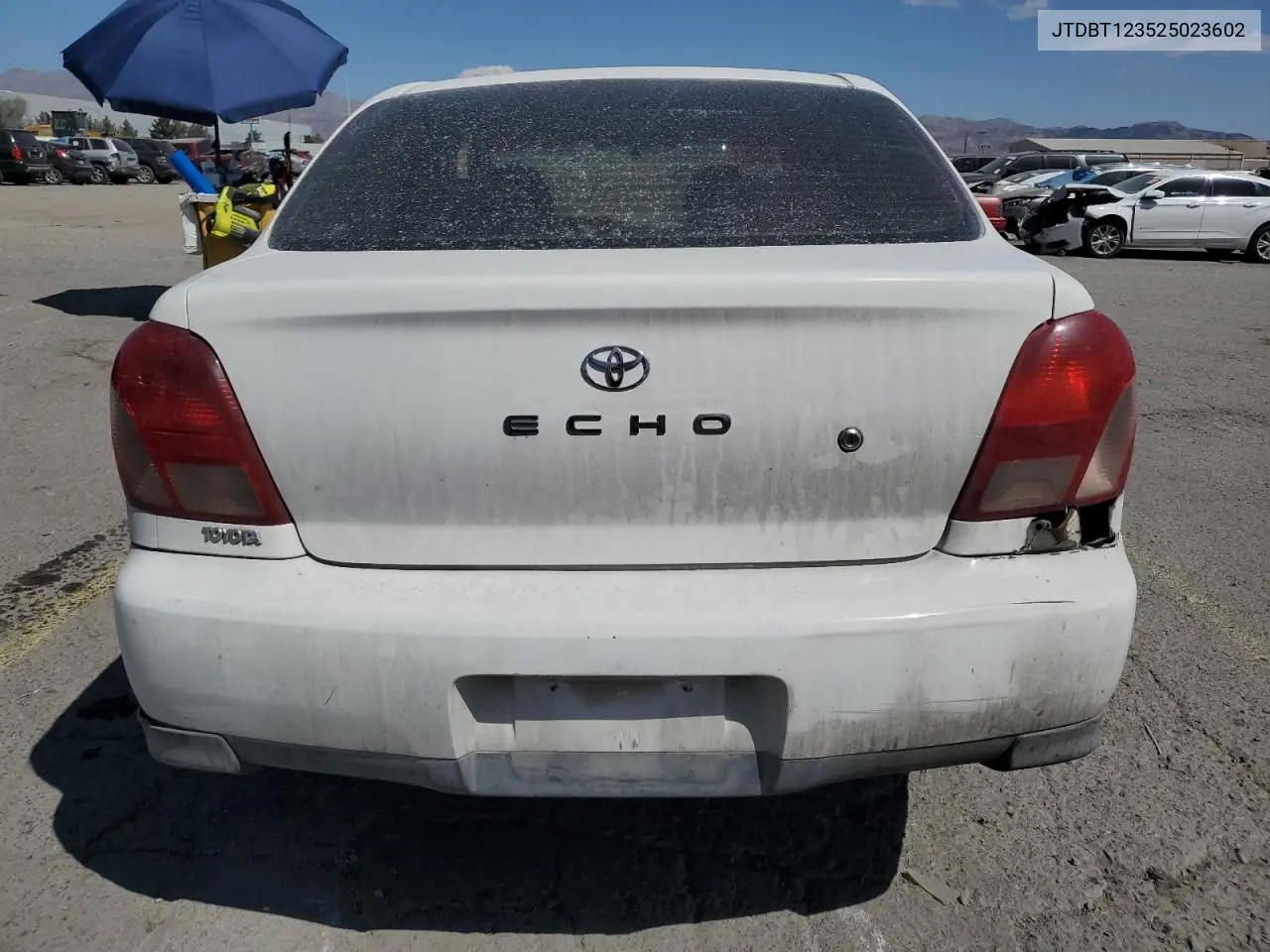 2002 Toyt Echo VIN: JTDBT123525023602 Lot: 78381145