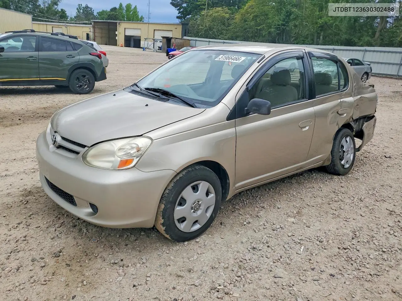 2003 Toyota Echo Base VIN: JTDBT123630302488 Lot: 51966466