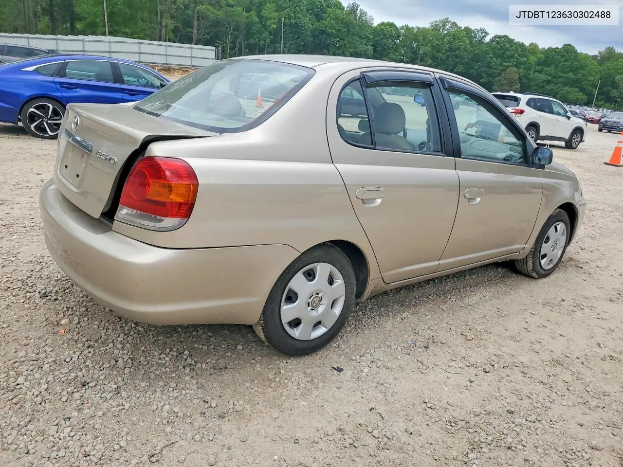 2003 Toyota Echo Base VIN: JTDBT123630302488 Lot: 51966466