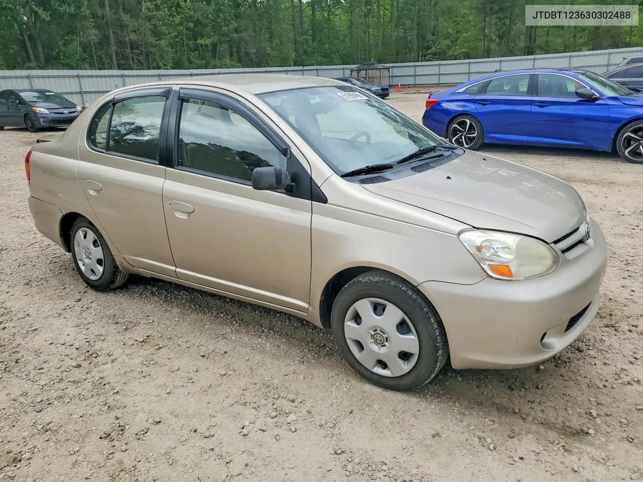 2003 Toyota Echo Base VIN: JTDBT123630302488 Lot: 51966466