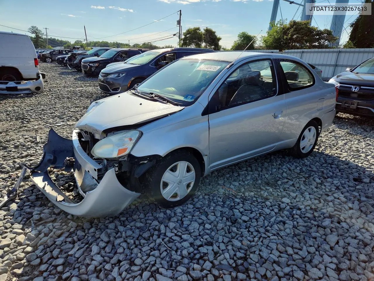 2003 Toyota Echo Base VIN: JTDAT123X30267613 Lot: 57740416