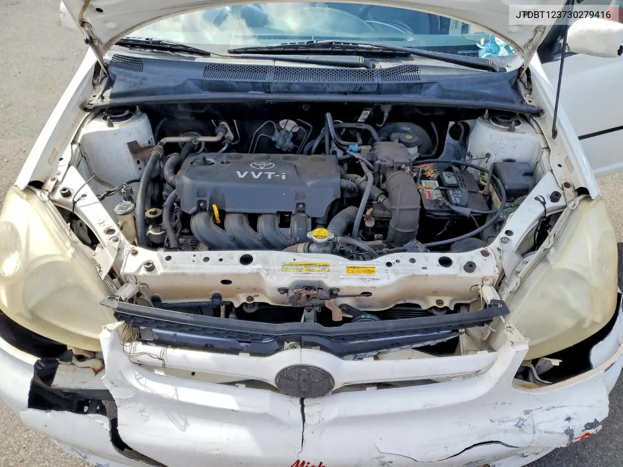 2003 Toyota Echo Base VIN: JTDBT123730279416 Lot: 79946745