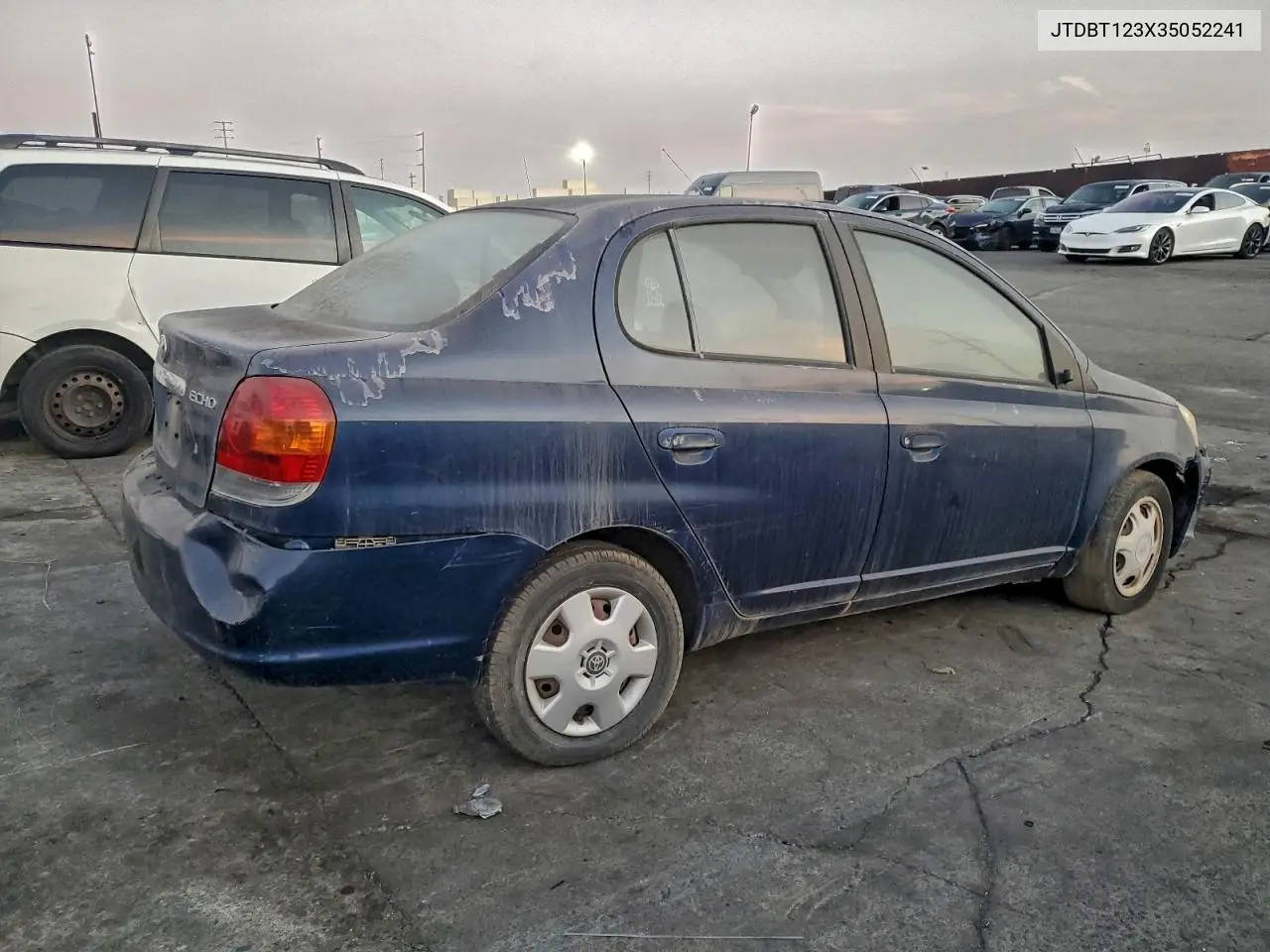 2003 Toyota Echo VIN: JTDBT123X35052241 Lot: 96743625