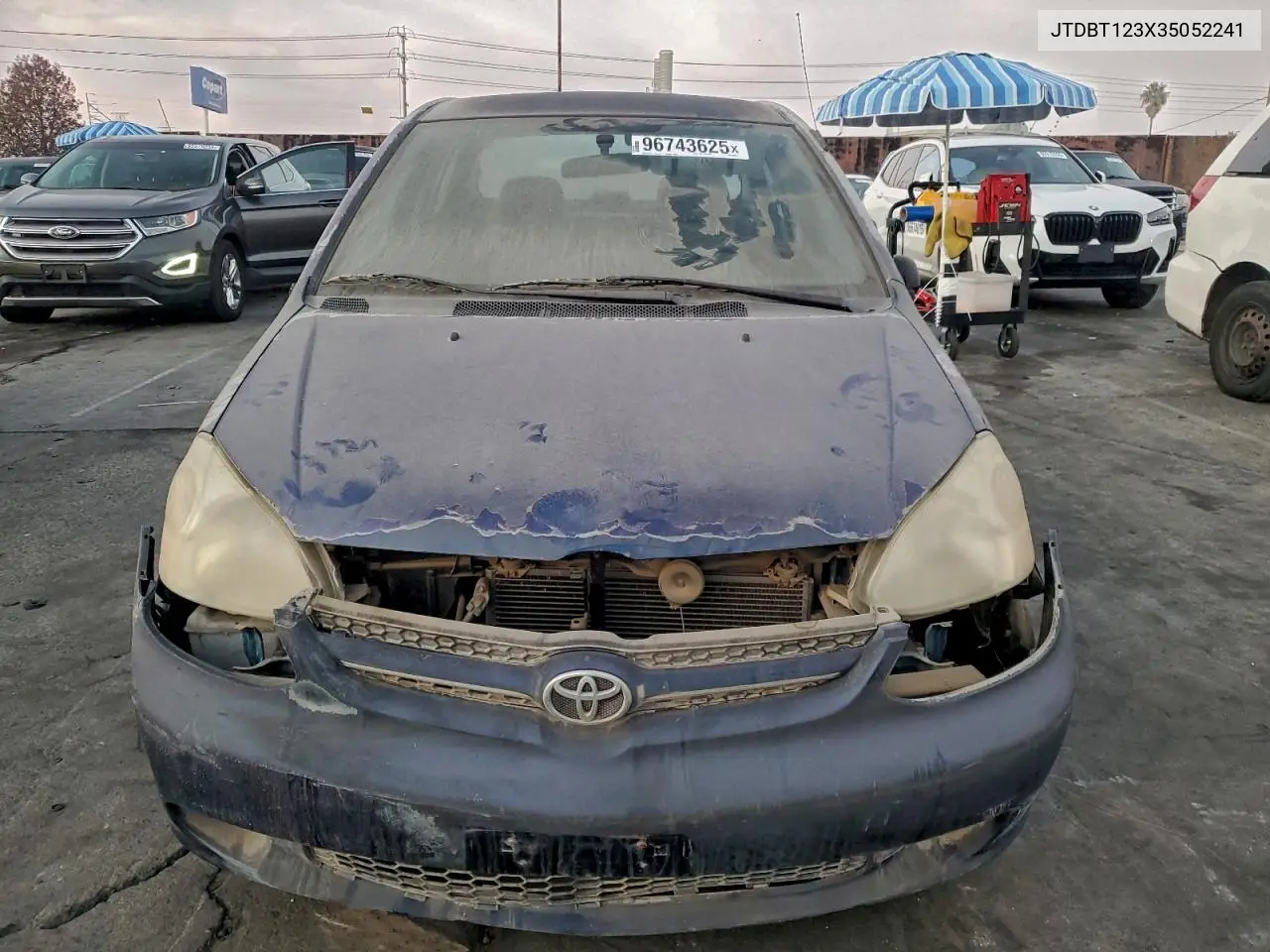 2003 Toyota Echo VIN: JTDBT123X35052241 Lot: 96743625