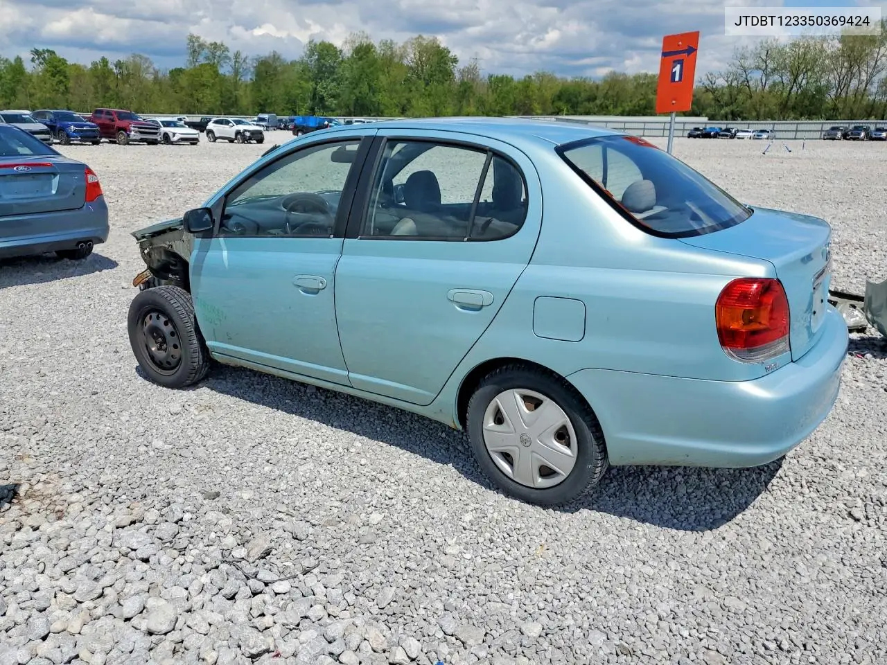 2005 Toyota Echo Base VIN: JTDBT123350369424 Lot: 53537156