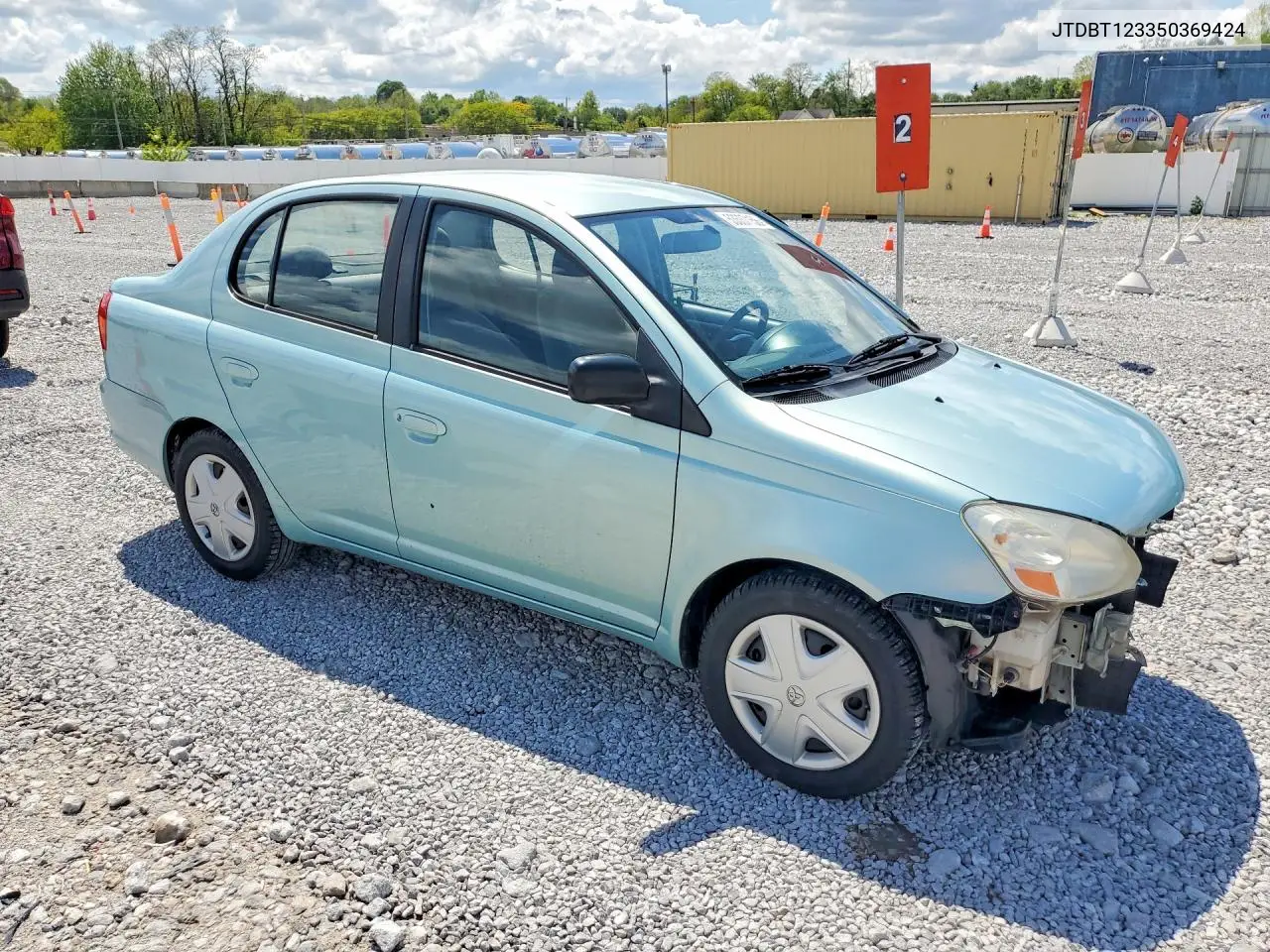 2005 Toyota Echo Base VIN: JTDBT123350369424 Lot: 53537156