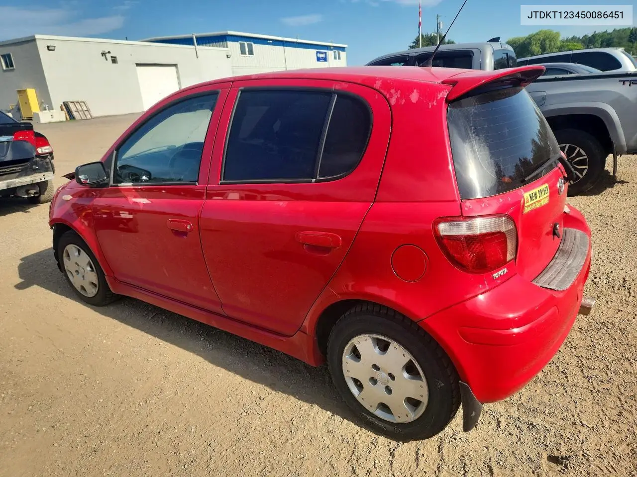 2005 Toyota Echo VIN: JTDKT123450086451 Lot: 58494986