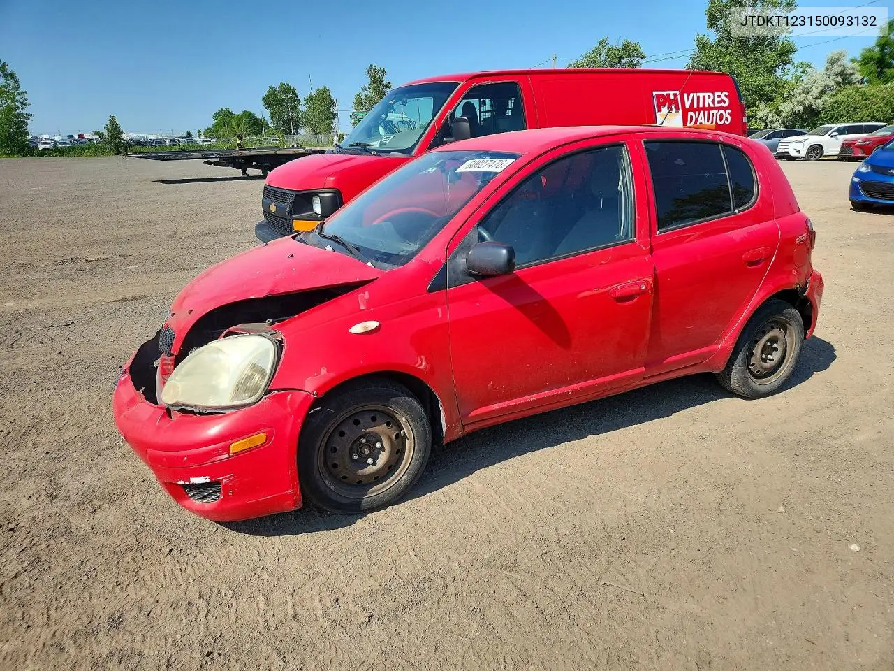 2005 Toyota Echo VIN: JTDKT123150093132 Lot: 60027476