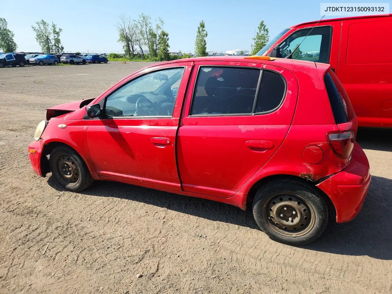 2005 Toyota Echo VIN: JTDKT123150093132 Lot: 60027476