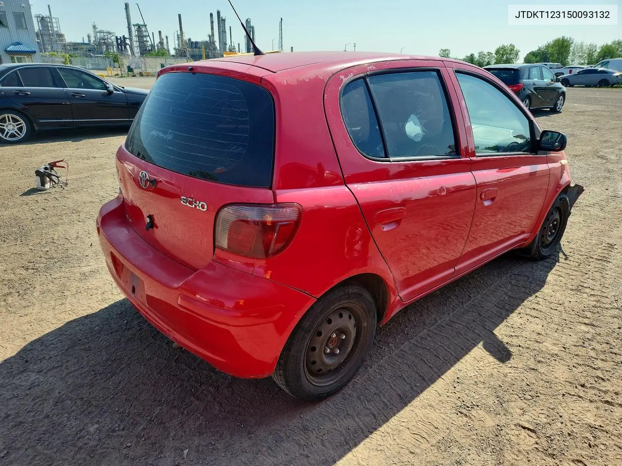 2005 Toyota Echo VIN: JTDKT123150093132 Lot: 60027476