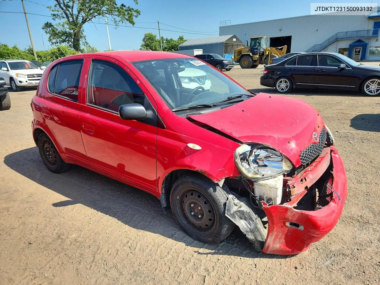 2005 Toyota Echo VIN: JTDKT123150093132 Lot: 60027476