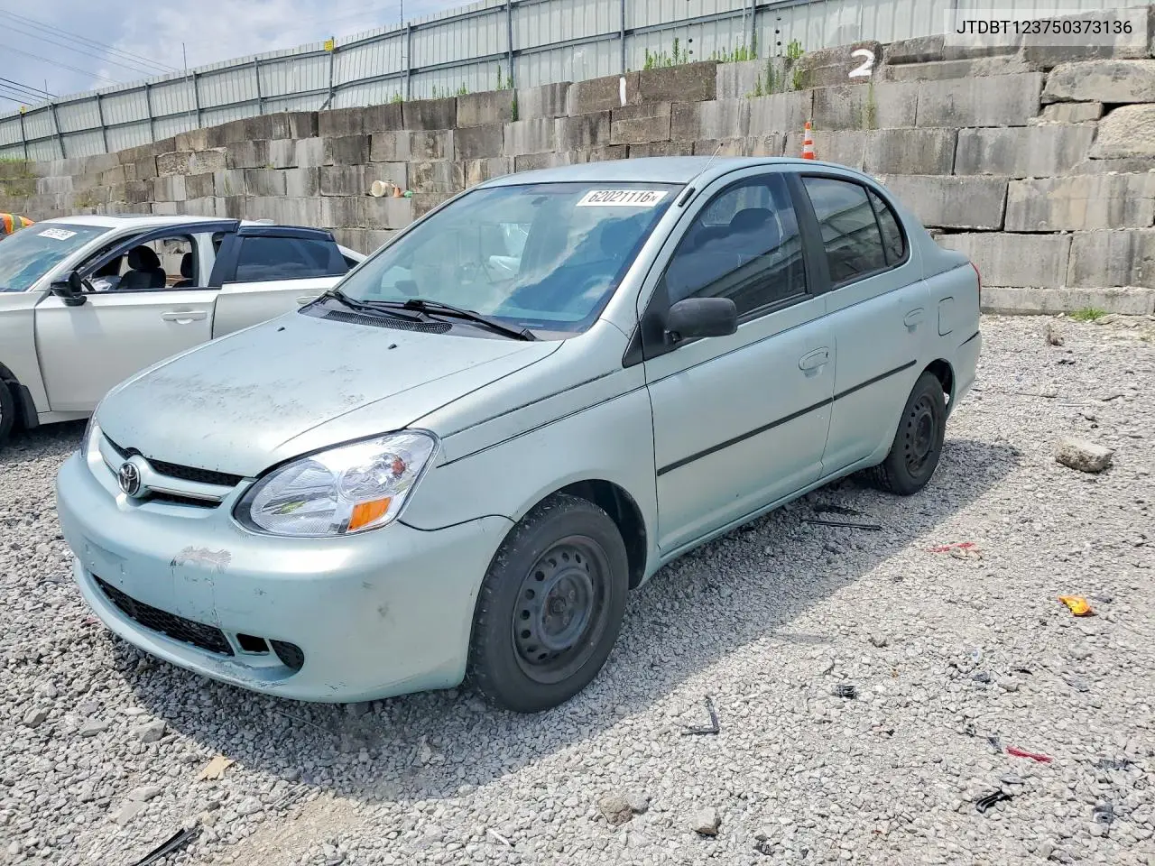2005 Toyota Echo Base VIN: JTDBT123750373136 Lot: 62021116