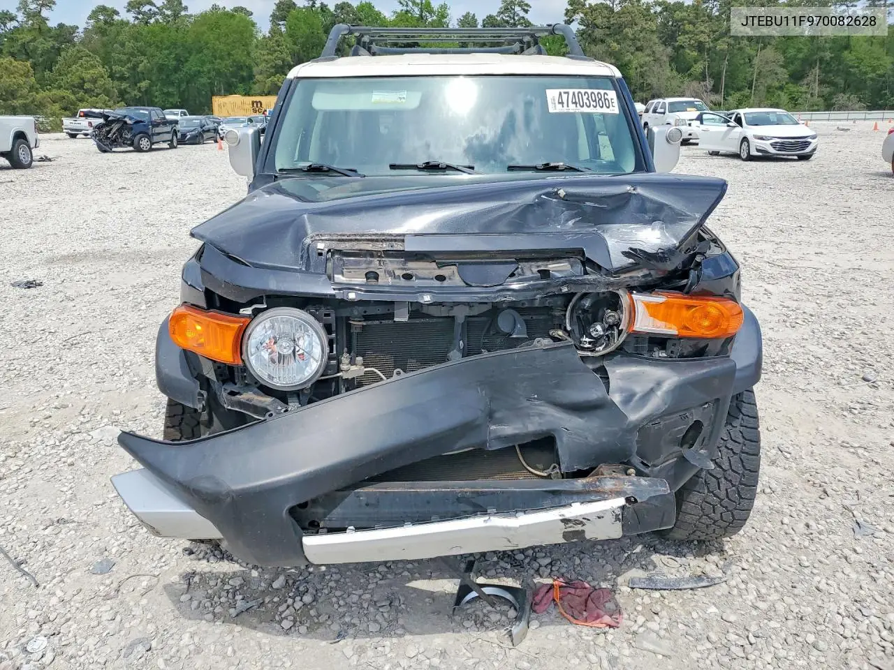 2007 Toyota Fj Cruiser Base VIN: JTEBU11F970082628 Lot: 47403986