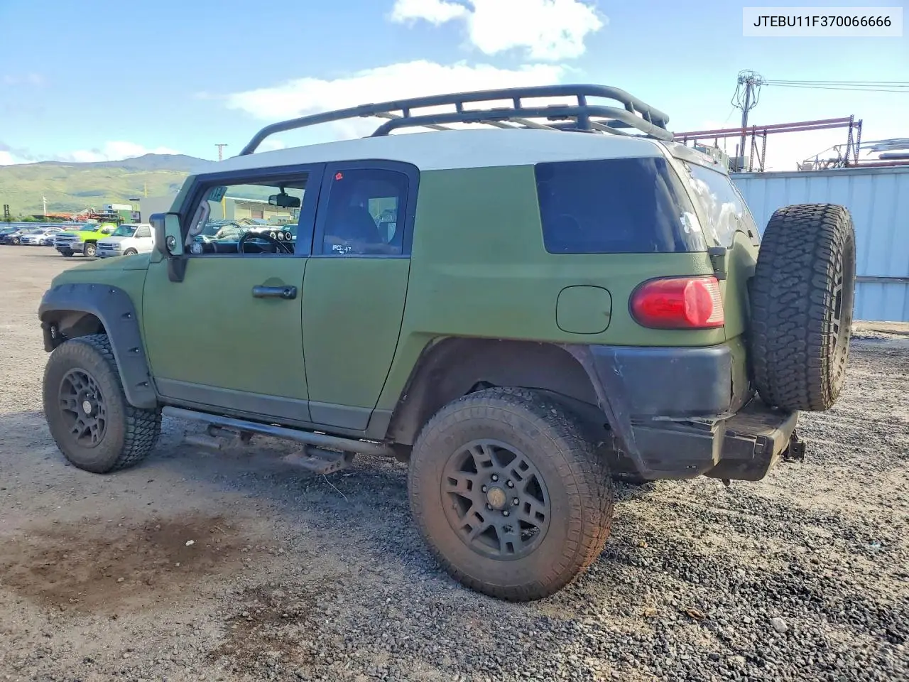 2007 Toyota Fj Cruiser Base VIN: JTEBU11F370066666 Lot: 47728776