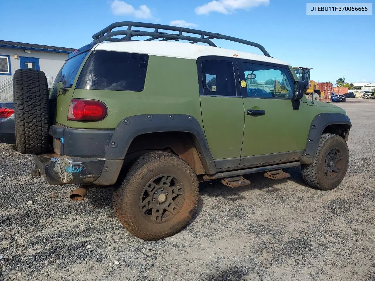 2007 Toyota Fj Cruiser Base VIN: JTEBU11F370066666 Lot: 47728776