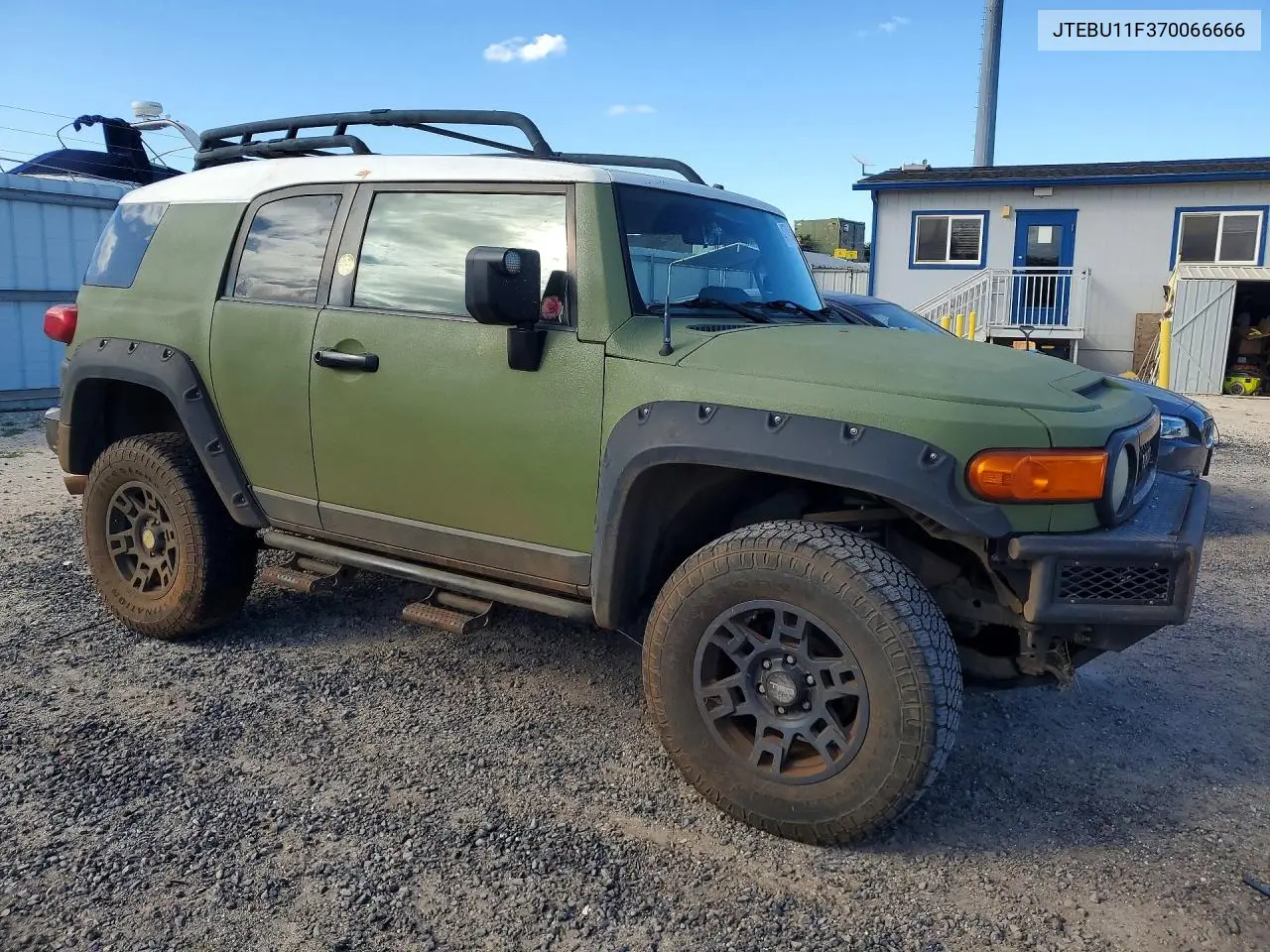 2007 Toyota Fj Cruiser Base VIN: JTEBU11F370066666 Lot: 47728776