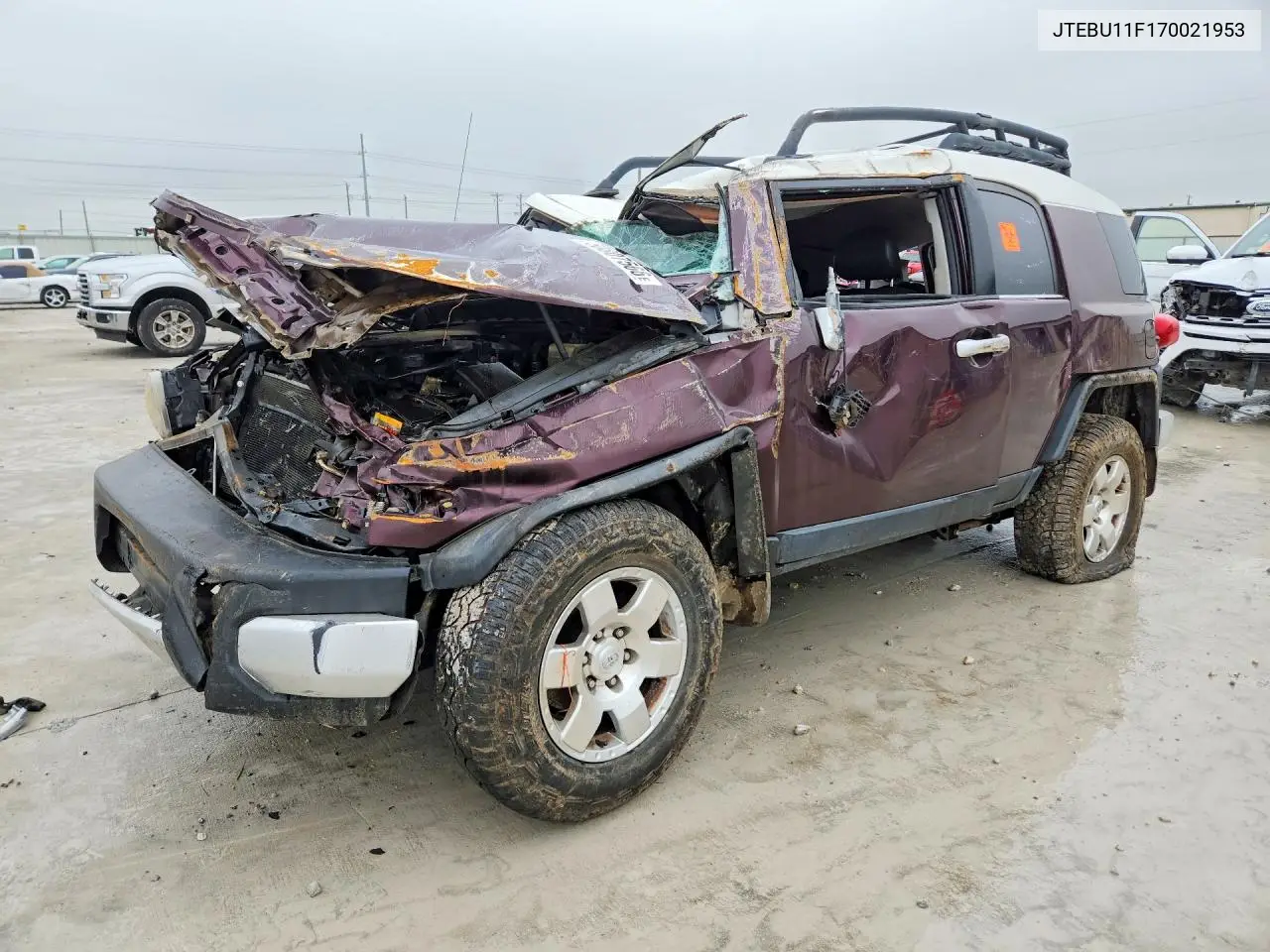 2007 Toyota Fj Cruiser Base VIN: JTEBU11F170021953 Lot: 50807566