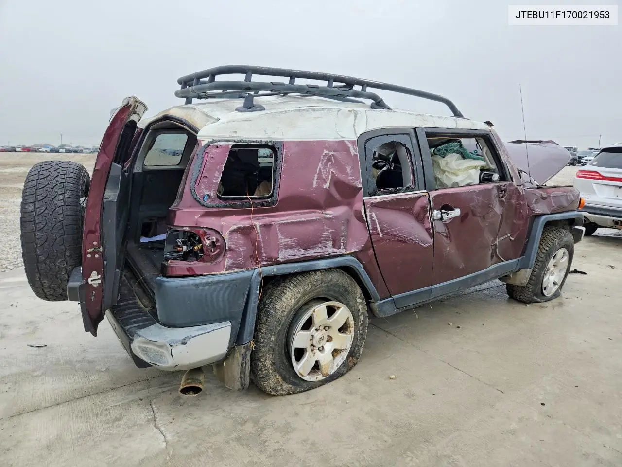 2007 Toyota Fj Cruiser Base VIN: JTEBU11F170021953 Lot: 50807566