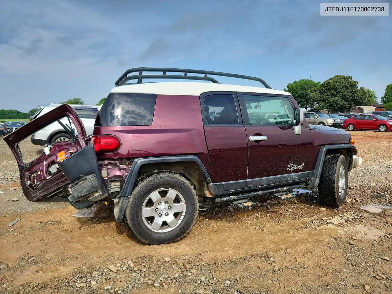 2007 Toyota Fj Cruiser Base VIN: JTEBU11F170002738 Lot: 51473416