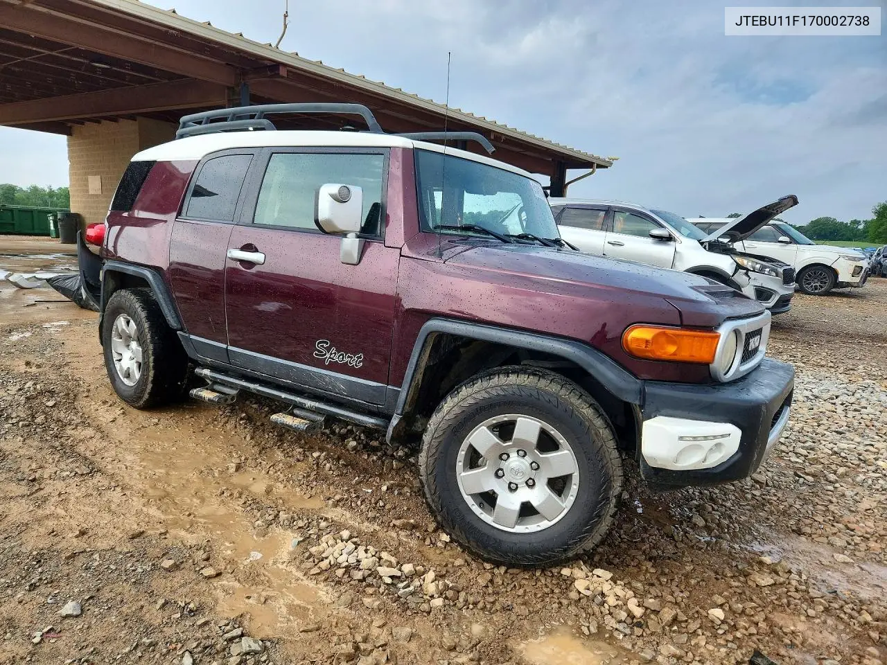 2007 Toyota Fj Cruiser Base VIN: JTEBU11F170002738 Lot: 51473416