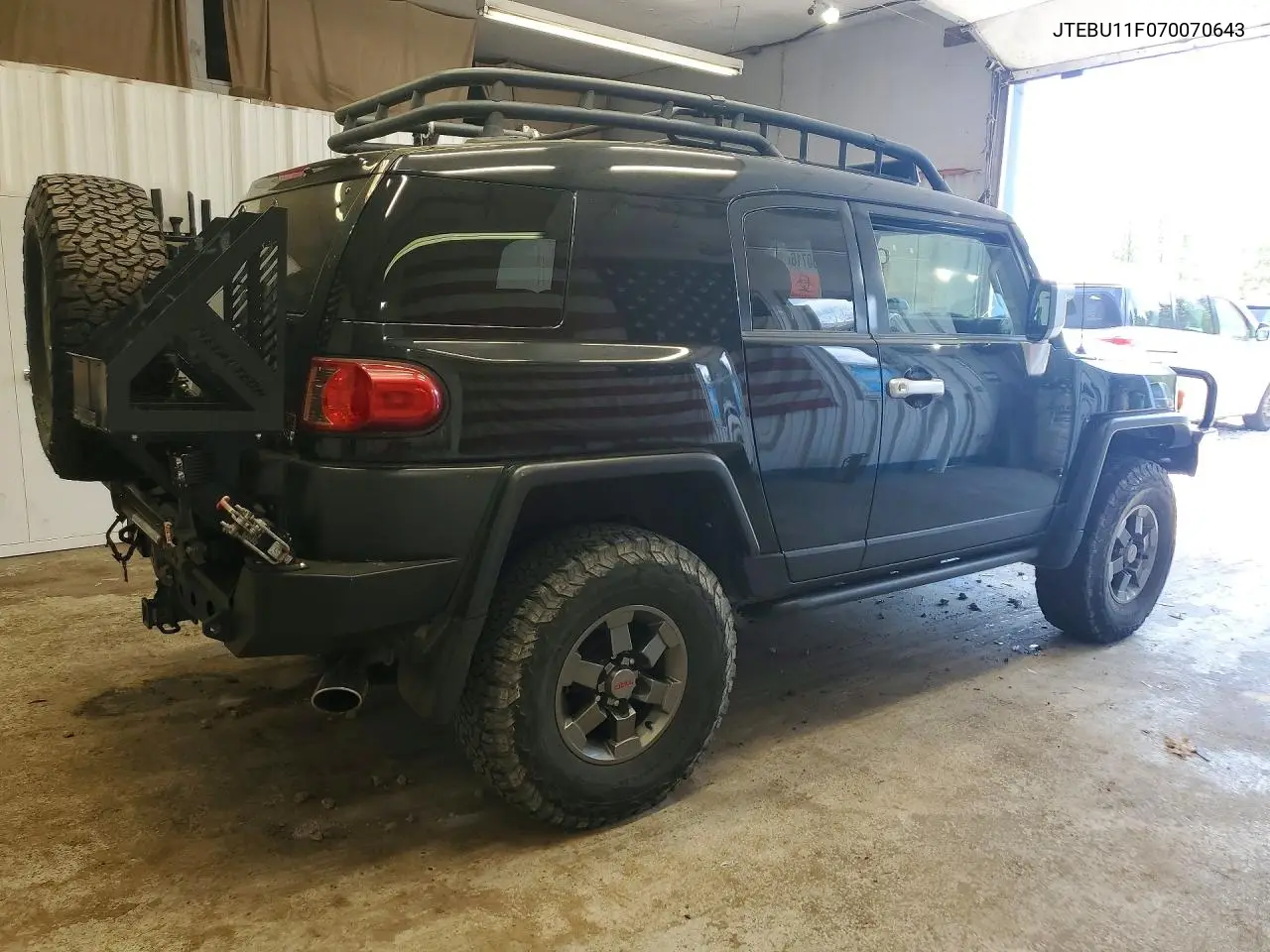 2007 Toyota Fj Cruiser Base VIN: JTEBU11F070070643 Lot: 53930716