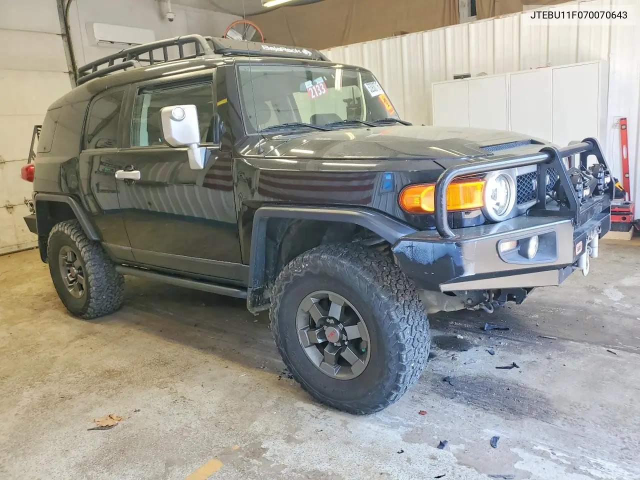 2007 Toyota Fj Cruiser Base VIN: JTEBU11F070070643 Lot: 53930716