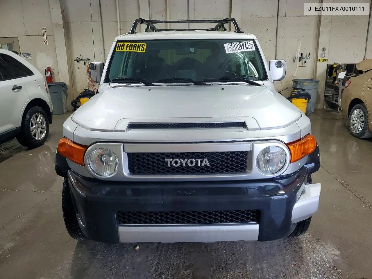 2007 Toyota Fj Cruiser Base VIN: JTEZU11FX70010111 Lot: 54881246