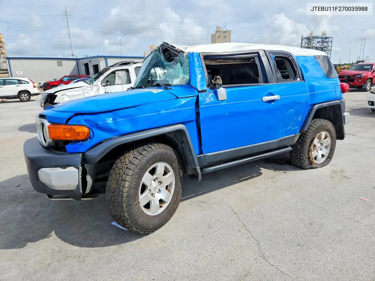 2007 Toyota Fj Cruiser Base VIN: JTEBU11F270035988 Lot: 56114576
